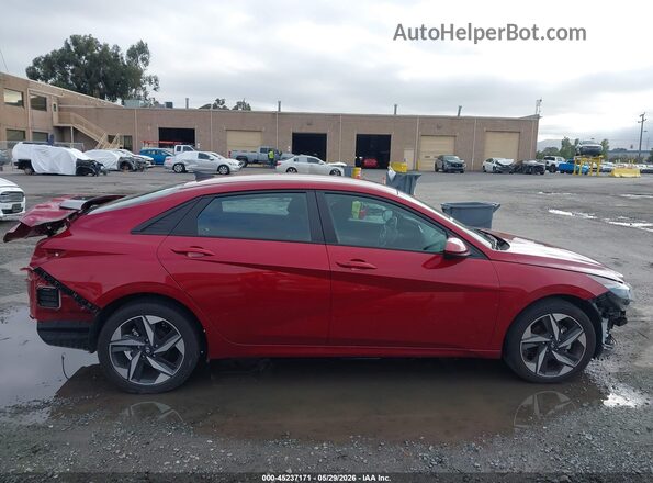 KMHLS4AG2PU601547 2023 HYUNDAI ELANTRA Красный Панорамный вид салона 360°