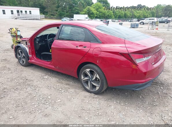 KMHLS4AG3PU485498 2023 HYUNDAI ELANTRA Red Задня ліва чверть