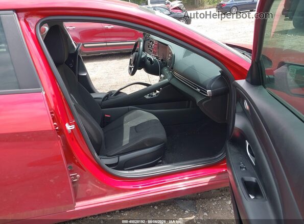 KMHLS4AG3PU485498 2023 HYUNDAI ELANTRA Red Вид салону спереду