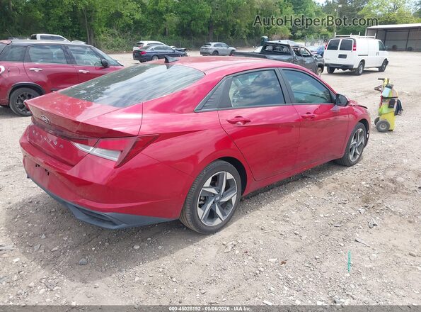 KMHLS4AG3PU485498 2023 HYUNDAI ELANTRA Red Задня права чверть