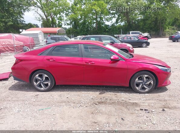 KMHLS4AG3PU485498 2023 HYUNDAI ELANTRA Red Панорамний вид салону 360°