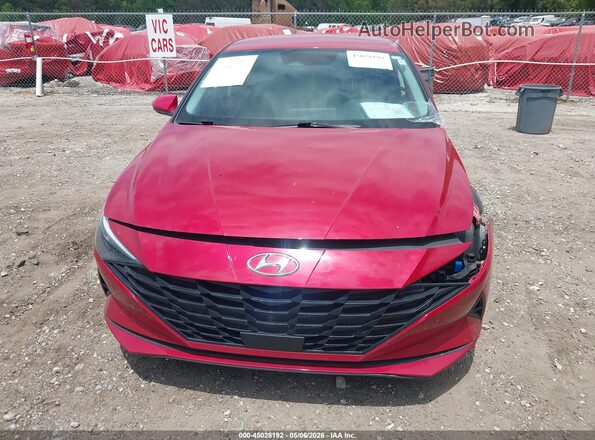 KMHLS4AG3PU485498 2023 HYUNDAI ELANTRA Red Вид задньої частини салону