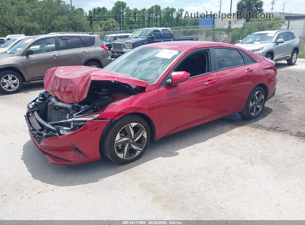 KMHLS4AG3PU510285 2023 HYUNDAI ELANTRA Red 