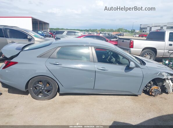 KMHLS4AG4MU129511 2021 HYUNDAI ELANTRA Gray უკანა სალონის ხედი