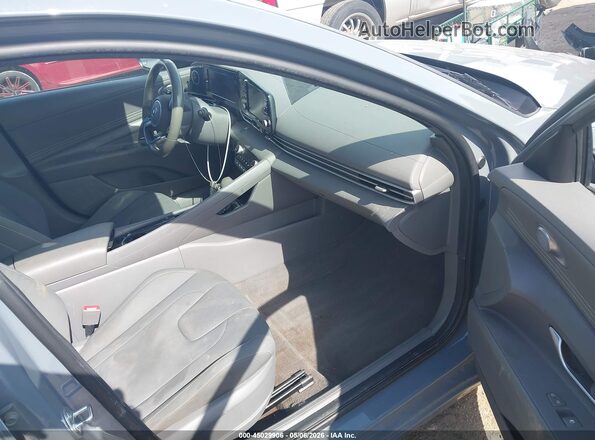 KMHLS4AG4MU129511 2021 HYUNDAI ELANTRA Gray წინა სალონის ხედი