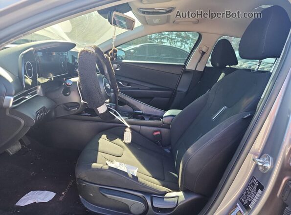 KMHLS4AG4MU166705 2021 HYUNDAI ELANTRA Silver Вид салону спереду