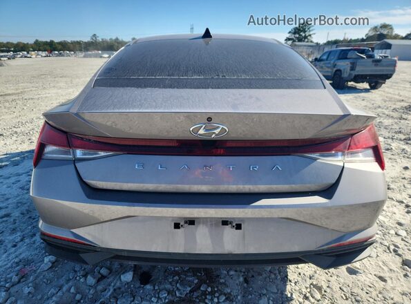 KMHLS4AG4MU166705 2021 HYUNDAI ELANTRA Silver Вид ззаду