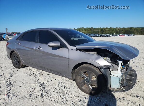 KMHLS4AG4MU166705 2021 HYUNDAI ELANTRA Silver Передня права чверть