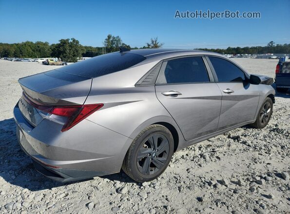 KMHLS4AG4MU166705 2021 HYUNDAI ELANTRA Silver Задня права чверть