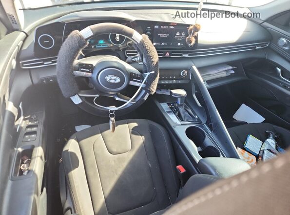 KMHLS4AG4MU166705 2021 HYUNDAI ELANTRA Silver Вид панелі приладів