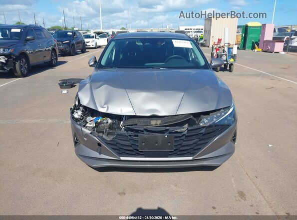 KMHLS4AG4NU287784 2022 HYUNDAI ELANTRA Gray Widok wnętrza z tyłu