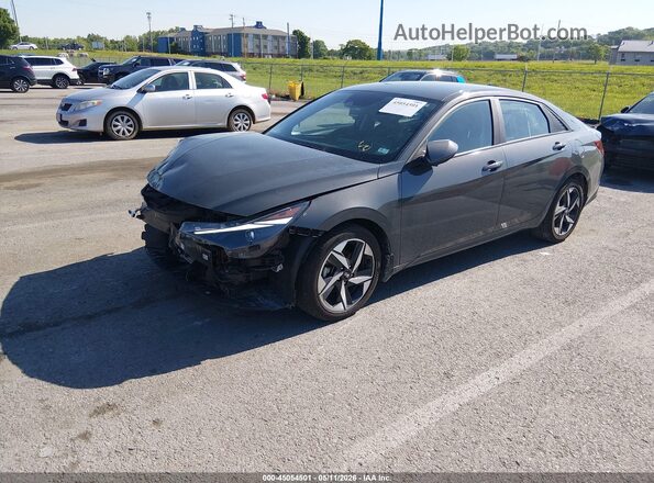 KMHLS4AG4PU580488 2023 HYUNDAI ELANTRA Gray Front left
