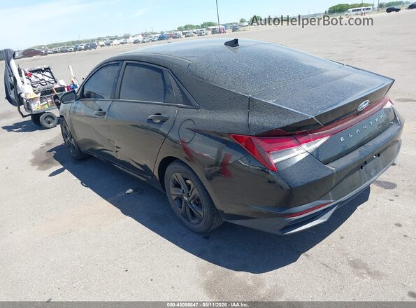 KMHLS4AG5MU094445 2021 HYUNDAI ELANTRA Black უკანა მარცხენა