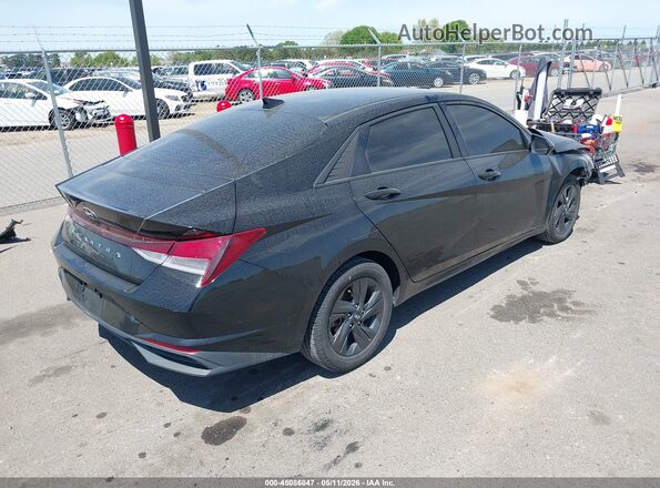 KMHLS4AG5MU094445 2021 HYUNDAI ELANTRA Black უკანა მარჯვენა