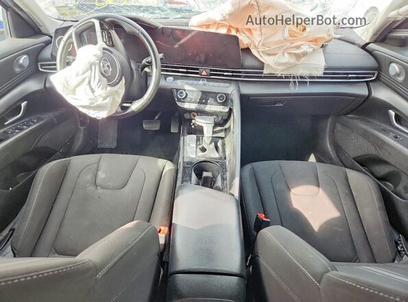 KMHLS4AG5PU398315 2023 HYUNDAI ELANTRA Blue წინა პანელის ხედი