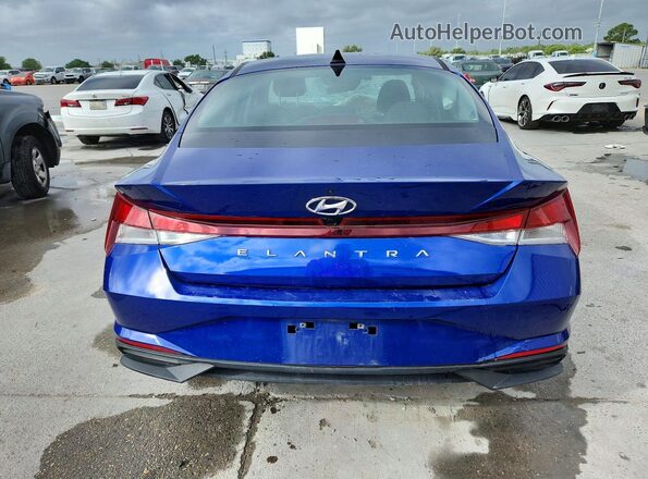 KMHLS4AG5PU398315 2023 HYUNDAI ELANTRA Blue უკანა ხედი