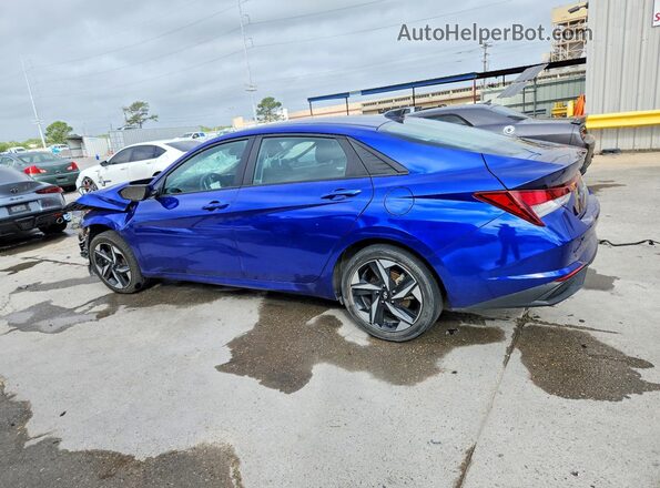 KMHLS4AG5PU398315 2023 HYUNDAI ELANTRA Blue უკანა მარცხენა