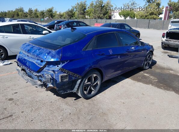 KMHLS4AG5PU411970 2023 HYUNDAI ELANTRA Blue Rear right