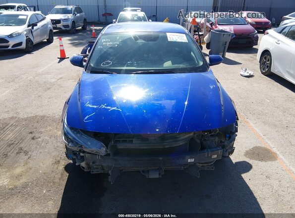 KMHLS4AG5PU411970 2023 HYUNDAI ELANTRA Blue Rear interior view
