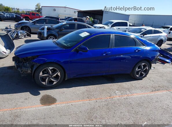 KMHLS4AG5PU411970 2023 HYUNDAI ELANTRA Blue 