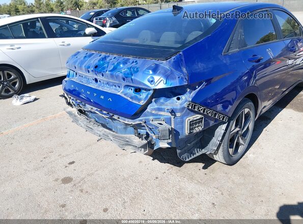 KMHLS4AG5PU411970 2023 HYUNDAI ELANTRA Blue 