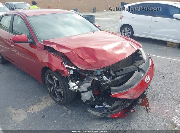 KMHLS4AG5PU418708 2023 HYUNDAI ELANTRA Red Vista frontal