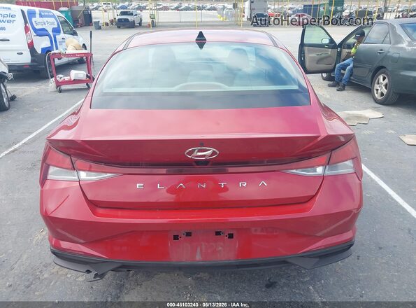 KMHLS4AG5PU418708 2023 HYUNDAI ELANTRA Red 