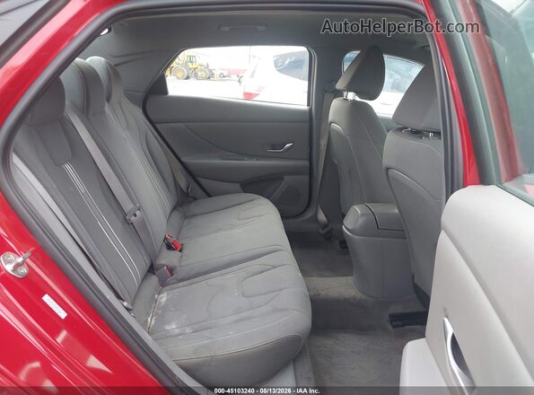 KMHLS4AG5PU418708 2023 HYUNDAI ELANTRA Red Vista de la etiqueta del VIN