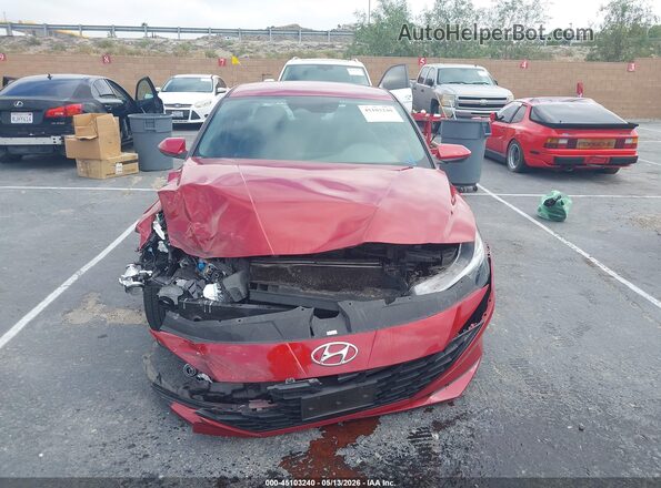 KMHLS4AG5PU418708 2023 HYUNDAI ELANTRA Red Vista del cuadro de instrumentos