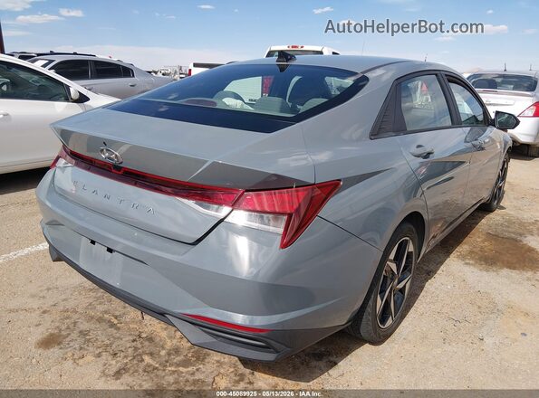 KMHLS4AG5PU439252 2023 HYUNDAI ELANTRA Gray Trasero derecho