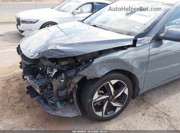 KMHLS4AG5PU439252 2023 HYUNDAI ELANTRA Gray Vista frontal