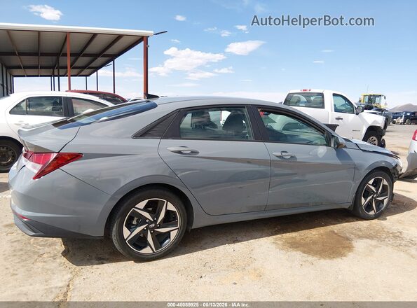 KMHLS4AG5PU439252 2023 HYUNDAI ELANTRA Gray Vista interior trasera