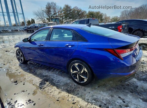 KMHLS4AG5PU506111 2023 HYUNDAI ELANTRA Blue Задня ліва чверть