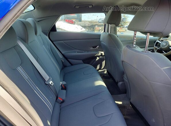 KMHLS4AG5PU506111 2023 HYUNDAI ELANTRA Blue Вид задніх сидінь