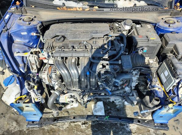 KMHLS4AG5PU506111 2023 HYUNDAI ELANTRA Blue Вид задньої частини салону