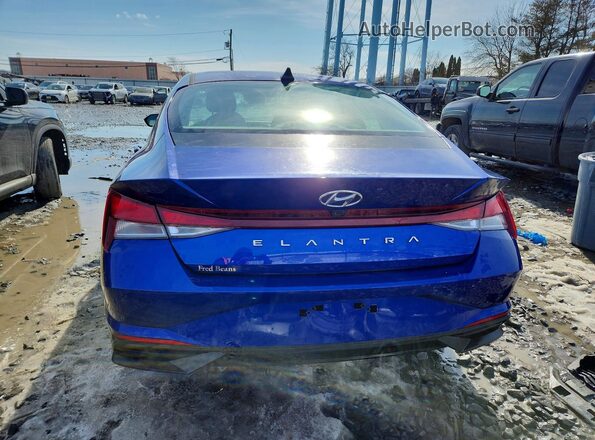 KMHLS4AG5PU506111 2023 HYUNDAI ELANTRA Blue Вид ззаду