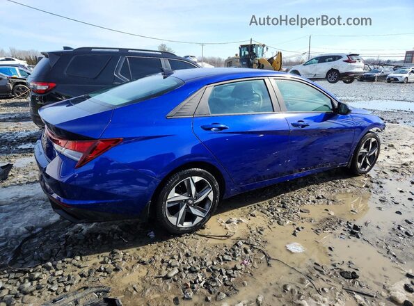 KMHLS4AG5PU506111 2023 HYUNDAI ELANTRA Blue Задня права чверть