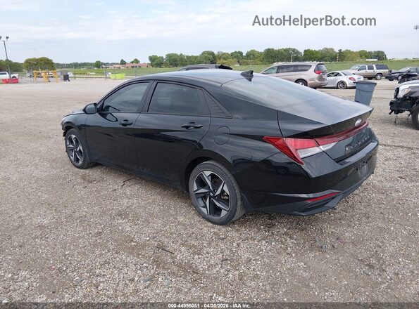 KMHLS4AG5PU517464 2023 HYUNDAI ELANTRA Black Հետևի ձախ