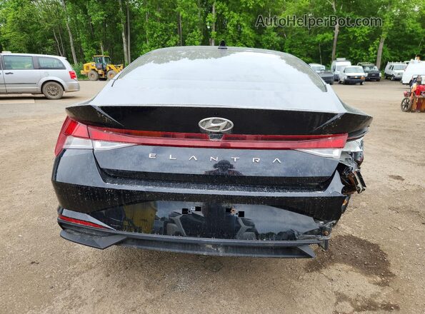 KMHLS4AG6NU317903 2022 HYUNDAI ELANTRA Black Rear view