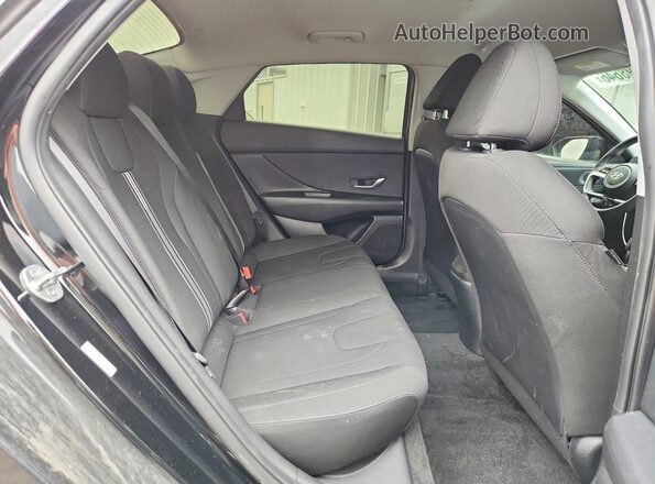 KMHLS4AG6NU317903 2022 HYUNDAI ELANTRA Black Rear seats view