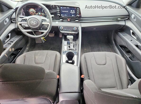 KMHLS4AG6NU317903 2022 HYUNDAI ELANTRA Black Dashboard view