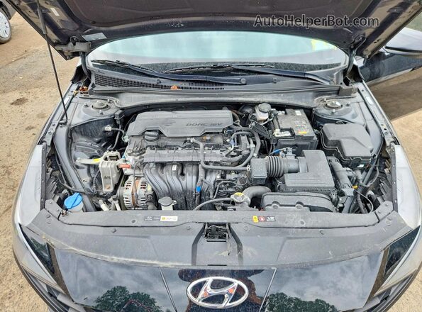 KMHLS4AG6NU317903 2022 HYUNDAI ELANTRA Black Rear interior view