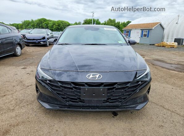 KMHLS4AG6NU317903 2022 HYUNDAI ELANTRA Black Front view