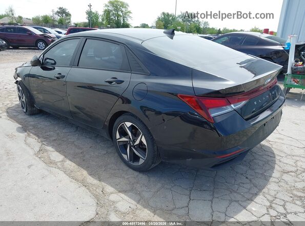 KMHLS4AG6PU430107 2023 HYUNDAI ELANTRA Black Trasero izquierdo