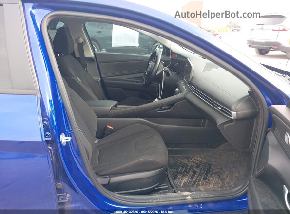 KMHLS4AG7PU564804 2023 HYUNDAI ELANTRA Blue Вид салону спереду