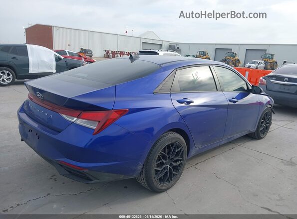 KMHLS4AG7PU564804 2023 HYUNDAI ELANTRA Blue Задня права чверть