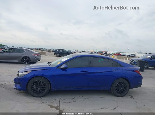 KMHLS4AG7PU564804 2023 HYUNDAI ELANTRA Blue 