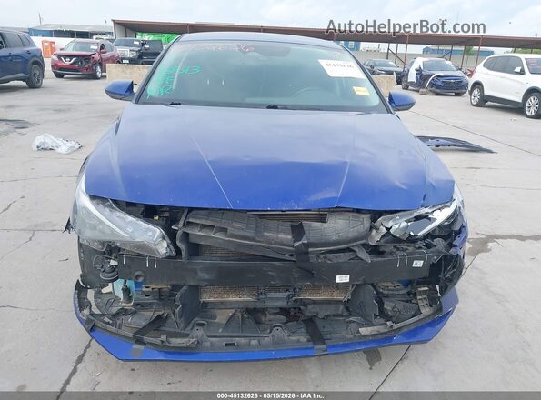 KMHLS4AG7PU564804 2023 HYUNDAI ELANTRA Blue Вид задньої частини салону