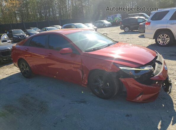 KMHLS4AG8NU307583 2022 HYUNDAI ELANTRA Red 