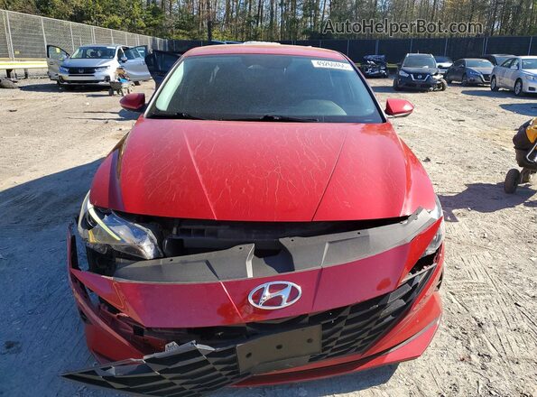 KMHLS4AG8NU307583 2022 HYUNDAI ELANTRA Red 